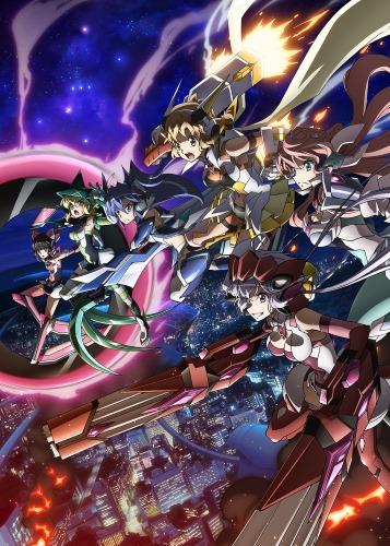 Постер аниме Senki Zesshou Symphogear AXZ Постер аниме Симфогир: Песнь боевых принцесс - Мехасимфония ТВ-4