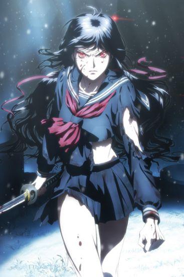 Постер аниме Gekijouban Blood-C: The Last Dark Постер аниме Кровь-С: Последняя тьма