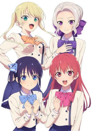 Постер аниме Kanojo mo Kanojo Постер аниме Мои девушки