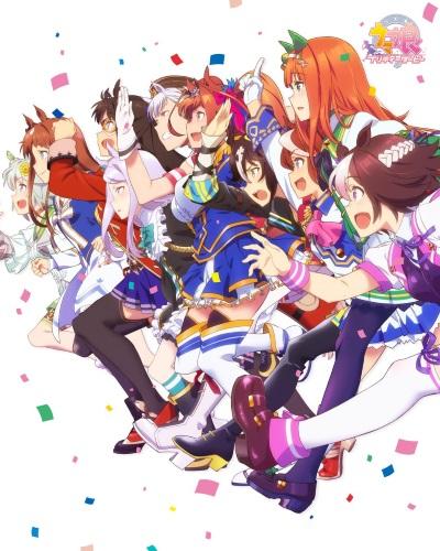 Постер аниме Uma Musume: Pretty Derby TV-1 Постер аниме Девушки-пони: Славное дерби ТВ-1